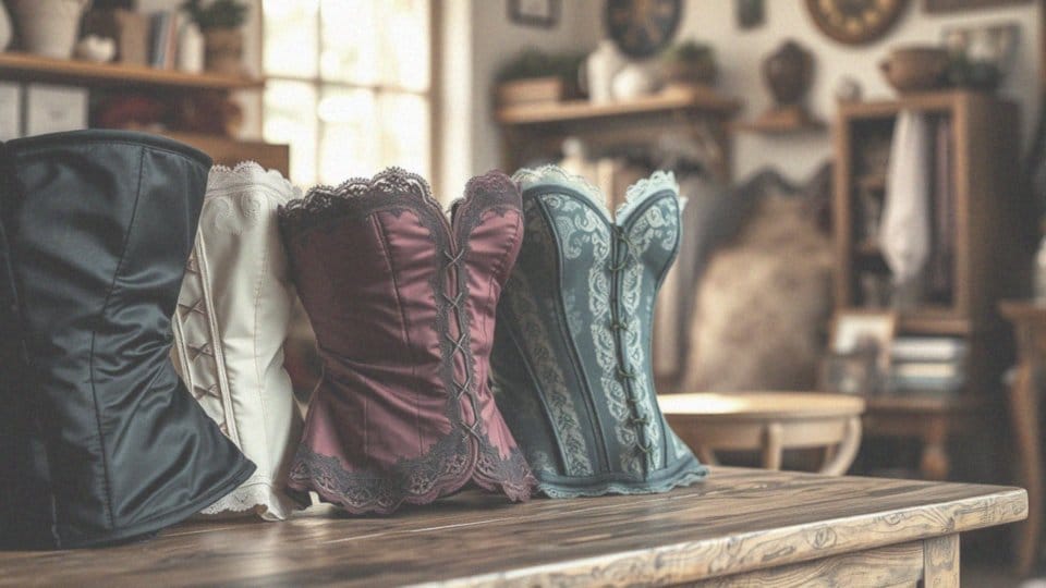 Jakie kolory i wzory gorsetów damskich są dostępne?