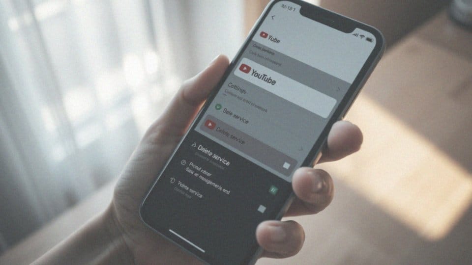 Jak usunąć konto na YouTube z telefonu?