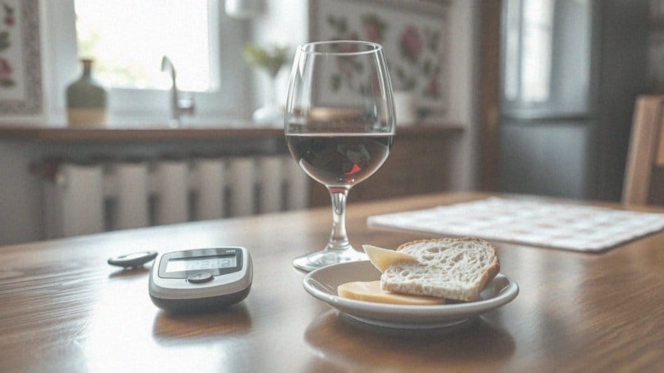 Czy alkohol może wpływać na kontrolowanie glukozy we krwi?