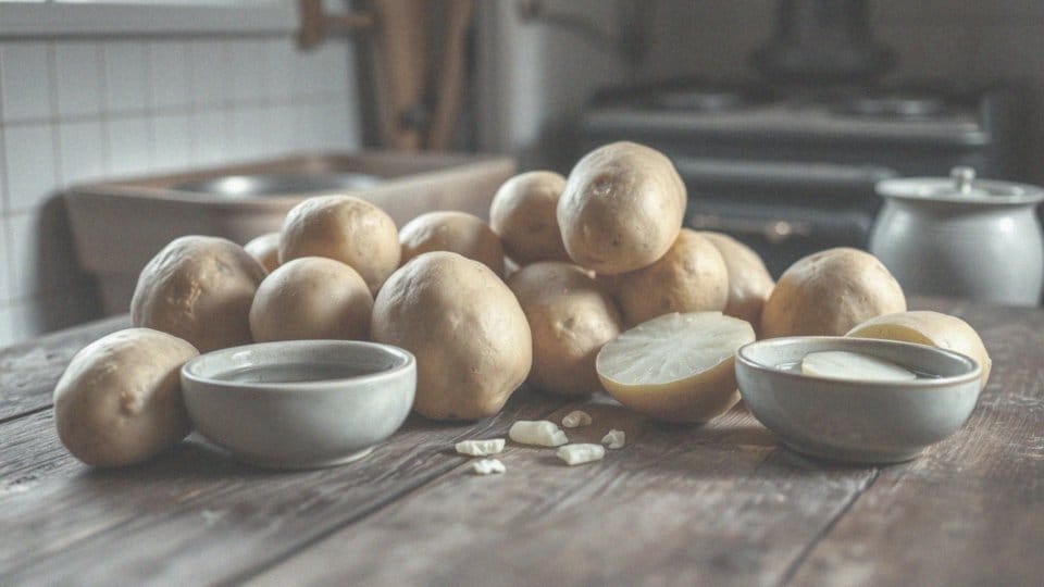 Jakie czynniki mogą wpływać na kaloryczność ugotowanych ziemniaków?