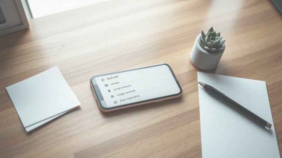 Jak organizować zeskanowane dokumenty w telefonie?
