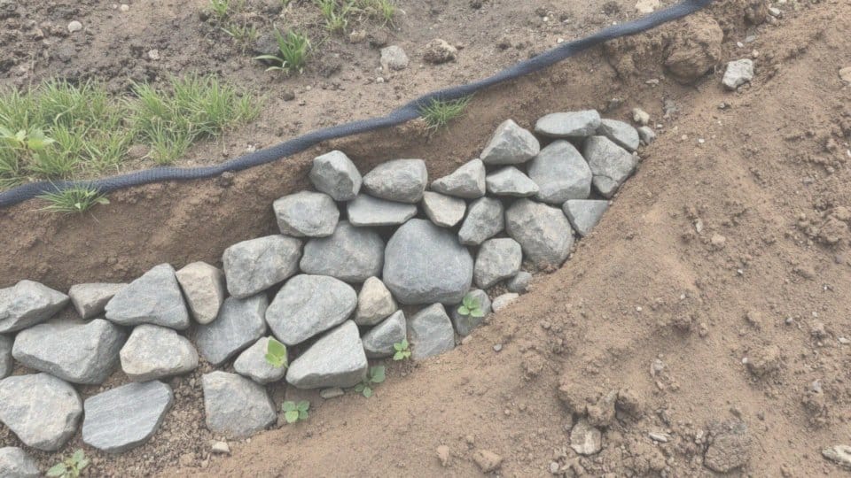 Jakie materiały są używane do wzmocnienia skarpy?