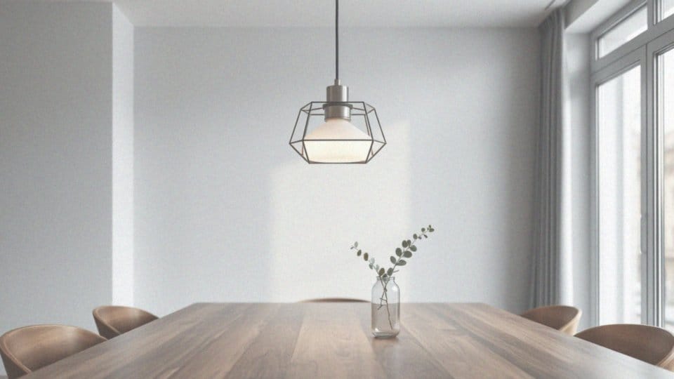 Jakie cechy powinna mieć designerska lampa nad stół?