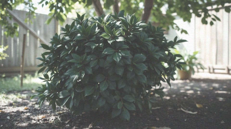 Czym charakteryzuje się mahonia pospolita jako krzew do cienia?