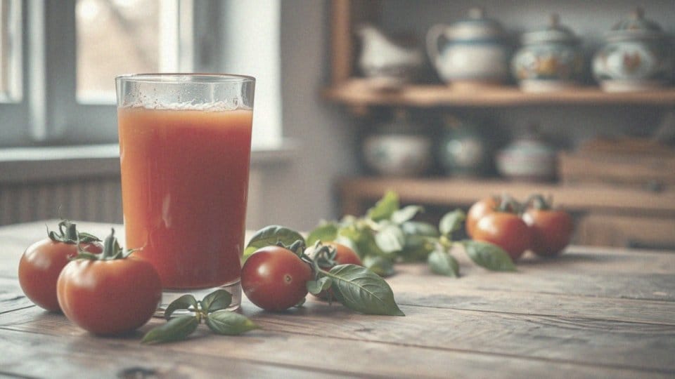 Jak sok pomidorowy wpływa na poziom cholesterolu?