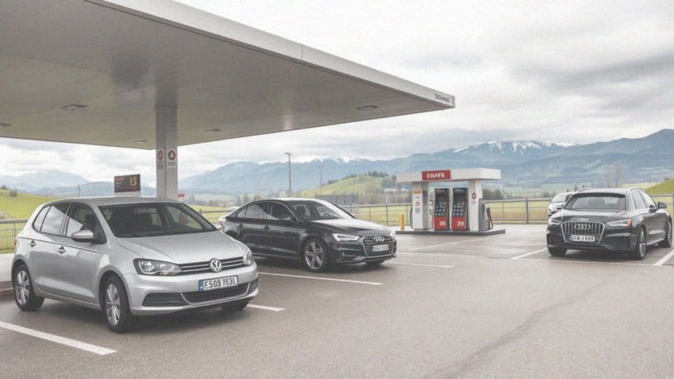 Jakie są publiczne parkingi i stacje benzynowe w Szwajcarii?
