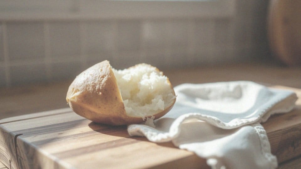Ile waży pieczony ziemniak?