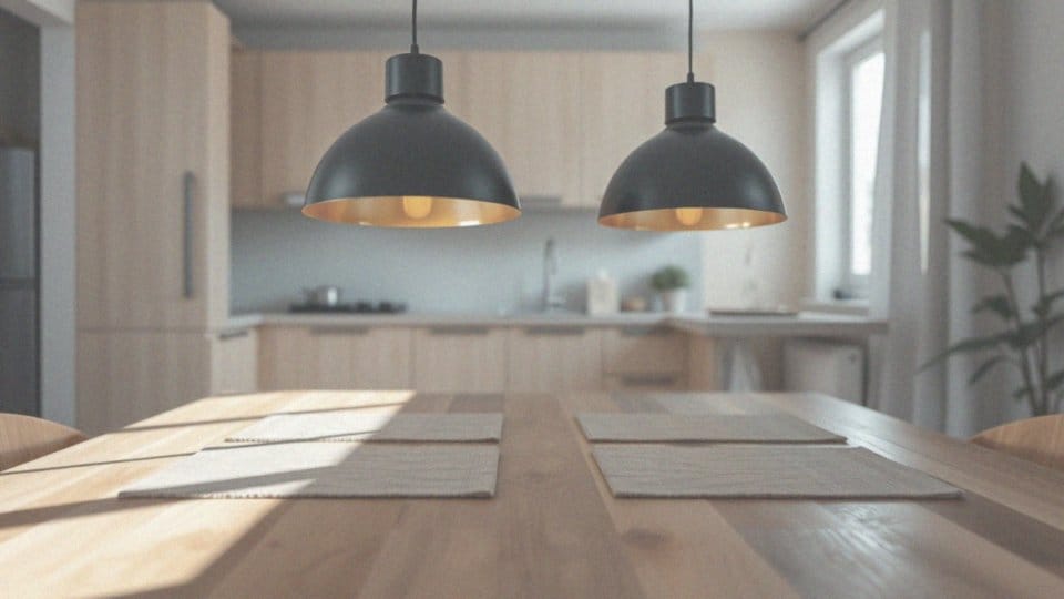 Dwie lampy nad stołem – jak je wybrać i zamontować?
