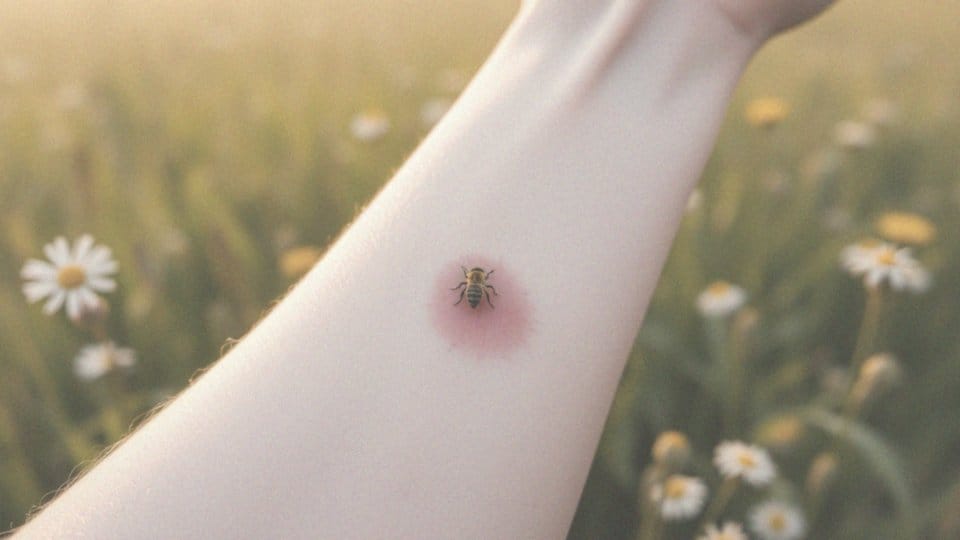 Użądlenie pszczoły: opuchlizna, objawy i sposoby łagodzenia